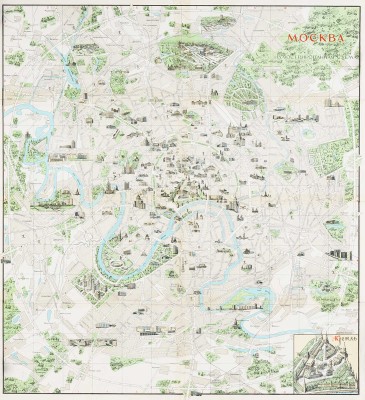 Москва. Иллюстрированная схема. М.: Московский рабочий, 1965.